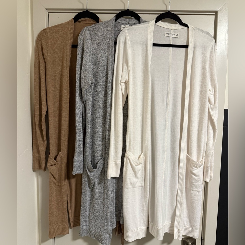 Abercrombie & Fitch | ‘Soft Cozy’ Collection Duster Cardigan sz M BUNDLE